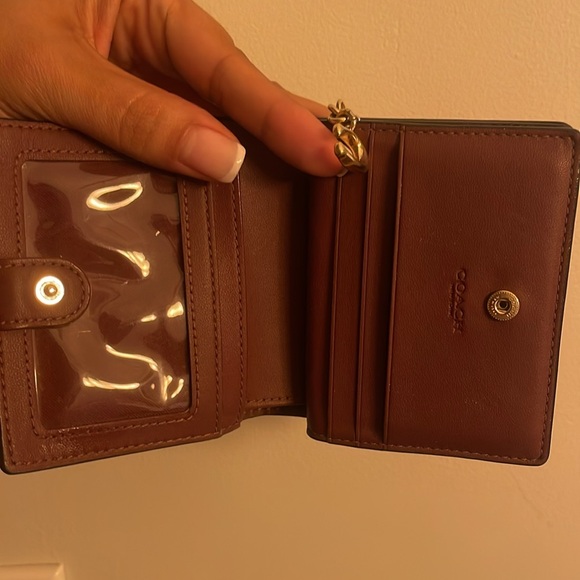 Red Coach Wallet - Picture 4 of 7